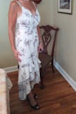 I purchased this dress for my nephew's wedding. It was beautiful and comfortable. - Donna R.