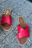 These are super cute and I want to love them but they rub the wrong way and give me blisters. I had to pack a bunch of bandaids to protect my skin from being rubbed into blister stage. I love the way they look, the colour is great, they fit in size true to size, they just rub uncomfortably. - Stacey S.