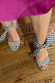 I love the look of these shoes, I love the tie, I love the pattern. I didn't find them as comfortable as some other reviewers, but I don't wear a lot of heels anymore. They are quite high for me and a little difficult to walk in, but I love them and will take it. They rub a bit on my little toes, but a different pair of shoes was already rubbing against there so they could have been a little swollen. I asked for these as a bday gift but they went on sale and I HAD to make sure I got them.Overall, I really love these shoes! - Stacey S.