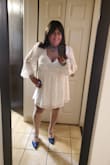 Love this dress!  The material is light and airy, and the fit is true to size.  The dress would be perfect to wear to a celebratory occasion like a wedding, or on a date for a lovely dinner, as I first wore it. - Alyssa J.