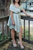 I loved the fabric, design, and it fits my body. I am happy with my dress and the way the page helps me choose the size is super important. Thanks a lot. - Deisy M.