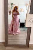 Bought this for a wedding I'm attending, and the dress is absolutely stunning! Amazing quality and the dress fits true to size. The dress was a bit darker than I had anticipated, but still is a beautiful pink dress regardless! - Christen S.