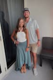 Super cute skirt, fit nicely, just a little long on me because I'm short. Love the color! - Hannah M.