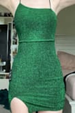 This dress looked so good and I loved the shape of it. The only downside I had with the dress was that it was very green. I love a good dark green but it was very bright and just more green that i thought. the material is also very stretchy!! - Silvia H.