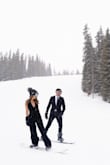 I love this jumpsuit. I have it in black and red. I almost ordered one in white as I was looking for a bridal shower outfit. It's sexy and classy. I wore it as a wedding guest, for black tie events, and for my engagement shoot. Love love love. - Kacy J.