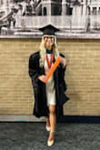 I love this dress! I personally wore it for graduation from my master's program, and it was perfect. This style could be worn on so many different occasions though and dressed up or down. It's such a versatile dress that is comfortable yet form-fitting and looks professional yet super cute and flattering! Highly recommend. - Kylie P.