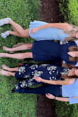 This dress is an absolute must-buy, it was such a classic line and so flattering at the same time! I wore to a semi formal family function and got so many compliments! If you're in between sizes for chest, I'd recommend going with the larger size for a little extra length and more material in the chest area, i tried a small and medium and the medium was more comfortable - Alexandra D.