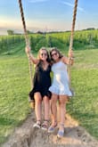 I ordered this dress for a wine tour bachelorette party and loved it! Didn't have to wear a bra and the straps are adjustable! Can dress up or down! - Rachel C.