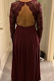 This dress is a dream! I read so many reviews and decided to go down a size XS (I usually wear S) and fitted perfectly! as many other reviewers said, runs long but everything else fits great! I hemmed it myself with two different types of no see hemming tape that you can iron onto the fabric (extra strength for the bottom layer and regular for the chiffon -top- one) if you're thinking about buying it, think no more, you won't regret it! Actually wearing it today to attend a wedding!!! - Maryis A.