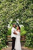 I used this dress for my engagement shoot. It was sooooo beautiful and I received many compliments. I took the train out just because I didn't want it to look like a wedding dress. - KIMBERLY S.