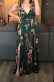 I bought this last minute for a wedding and I got so many compliments on it! It was extremely comfortable. Only down side is that it was quite long even in heels. Sizing and quality were perfect though! - Deanna D.