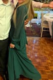 I ordered this dress in a Medium and it was a little loose, I probably could've gone with a Small. I love Lulus dresses they are so well made, flowy and beautiful. This dress was also too long but I didn't have time to have it altered. It says to hand wash but I washed it on delicates cycles with some other "hand wash only" items and hung it up and it was fine. It's a lot of dress to hand wash. I got so many complements on this dress. - Lauren F.