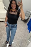 I love the look of these Jeans, they hug my booty. Looks good with heals or sneakers. - Amaryllis G.