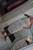 Dress is beautiful and ridiculously comfortable can't wait to wear it in a few weeks for my best girlfriends 40th white party. I'm short so its a lot longer on me than the model but still very petty.  Buy it! - Crystal P.