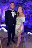 I own this dress in a medium with the measurements above. I'm 8 weeks postpartum and nursing and it fits great. I also own it in pink and in a small for my pre-pregnant body, 26 waist, 34 hips, 32D chest; 117 lbs. No way a small would fit right now - Meghan J.