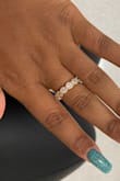 I got these rings just for some fun as I love rings in general. I ordered a size up from 7 to 8 for my middle fingers. Theyre pretty and true to description. - Frantzcesse G.