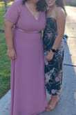 I am 128lbs, 5'2" I usually order a S in Lulus but decided on M after reading the reviews. 
The dress runs a little small in the chest area so I am glad I ordered a M. It is beautiful and comfortable! - Monica C.