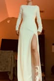 I had to get it tailored I am very very small tho and now that I did it's beautiful - Brianna B.