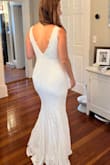 Ordered it in small and medium and ended up keeping the small! It's super flattering! - Lisa E.