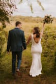 Such a great fit absolutely loved it!  I would highly recommend this to any bride, so simple and beautiful - Denali A.