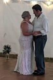 Absolutely loved this dress! Was perfect for my outdoor wedding. Dress was too long for my short frame, but was able to get it hemmed at local bridal shop. The alteration cost more than the dress! Love that the straps were adjustable. They stayed in place throughout the day and evening. I have nothing bad to say. This dress is awesome! - Lori P.