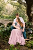 I ordered this dress to wear in some photos that my husband and I were having taken. I will say that the "taupe" color is definitely a pale purple color and not a true neutral like you would expect from taupe so keep that in mind. It worked out fine for my purposes but if you're trying to match a color scheme, that could be important. It would honestly make a great Spring/Easter dress in this color. The waist fits true to size but they give ample room in the chest. I'm only a B cup so the chest was a little loose on me even with the straps tightened. I wore it with a stick on bra underneath and a jacket over the top so I wasn't worried about wardrobe malfunction but I will have the chest taken in before I wear this to any events. It was quite long as well, but that worked in my favor to cover my hiking boots in these photos. Again, I will have it hemmed before I wear it again. It hung nicely in still photos and made for beautiful dramatic shots when in the wind. Very beautiful and I highly recommend! - Leah H.