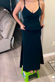 Very pretty dress but I swear you have to be 6 feet for the length to fit - Rebeca R.