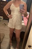 Got this for my bachelorette, looks great and so comfy but it's going to be a hassle everytime I have to pee! I have to loosen the straps and slip them over my head because they criss cross. - Jaclyn P.