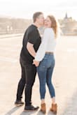 Everyone always asks where I got my top. It's not too tight but hugs perfectly. Very comfortable and light weight. Kept me warm in the fall and wasn't too hot when the sun came out. Love love it. Not too long for the sleeves, and the scoop neck is super flattering. - Lorren A.