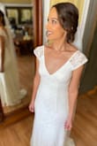 Such a beautiful and elegant dress for a very affordable price! Great quality, beautiful details, lace, double lining, and stretchy fabric. It fit me like a glove, and I got so many compliments on it! It is also very comfortable. - Yuliya S.