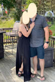 I wore this dress to an engagement party at a lake house in Sept. It is flowy and beautiful, the material is light enough for a late summer, hot day. I normally wear a S or M, but I'm glad I ordered an XS in this maxi. Was too long for me in front (with heels) but I tucked the front under the middle band and it worked to shorten the height. The bust was a bit big for me, too, and the straps fell often. Overall, great dress. - Sarah B.