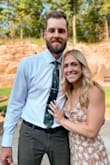 This dress was beautiful and I received lots of compliments. The neckline isn't the most supportive and the girls were close to spilling out frequently, so keep that in mind! - Lauren F.