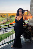 This dress surpassed my expectations! I was nervous about being/feeling supported because I have a large chest (38H), but it fit like a glove! I received so many compliments on this dress, definitely recommend it. - Samantha A.