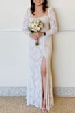 I love every detail of the dress.It fits perfectly.Simply elegant. - Joan A.