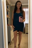 Got it for my birthday dinner and it fit perfectly. Does have some stretch which I loved about it! - Kim S.