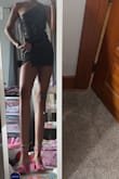 Dress fits great and I love the material it looks so good on and It looks exactly like the photos. Just a little bit short but that's because I'm so tall! - Ava M.