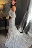 I bought this dress for my beach elopement! I purchased 2 sizes, Xsmall & Small. The Xsmall fits perfectly except it's tight to zip in the chest region. The small is perfect except it's a bit larger in the waist/, hip region. I will kept the small,  altered and cups added. It's comfortable and bride-like for laid-back styles. It is perfect! - Sara K.