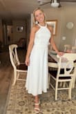 Such a beautiful dress for my bridal shower! Fits true to size! - Jennifer M.