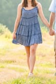 The perfect dress for couples photos. Very flowy and the straps are adjustable! - Chelby K.