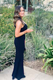 Perfect length with some heels. Good abd thick quality. No complaints! - Tara F.