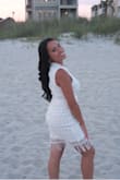 Beautiful dress for the summer beach pics. Was a little tight and short but I still wore it. - Briana N.