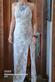 I ordered this to wear to my wedding, as a leaving dress and it fit perfectly!!! I never have luck w online orders fitting right but this one did! And, the quality was definitely nice! - Caysie J.