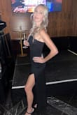 I bought this dress for a gala event and I had so many compliments. I'm 5'9 and 128 pounds, purchased a small and it fits perfectly well. I could have used one more inch for very high heels but the length was totally fine for the shoes I had on. Fabric is thick and stretchy so very comfortable. I highly recommend this dress! - Karine B.