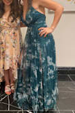 Such a comfortable and beautiful dress! The single thing that I just want to give a heads up to others about is that it did feel a tiny tiny bit uncomfortable when sitting down at the church with how high the slits are. Nothing shows but some extra leg but other than that, I have absolutely no complaints. I also had to get it altered being 5'3" even with some high heels but that's not anything new for me and some Maxi dresses I've gotten before. Still, 100% recommend! - Maria B.