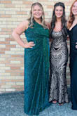 I wore this for senior homecoming court and it was perfect!!! Not too long perfect length! I got SO many compliments all night long. It's beautiful in all different lights. So comfy and the most flattering dress ever!!! AGAIN I love this dress!!! - Sydney B.
