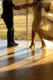 I bought these shoes for my wedding and they were amazing!! They looked so great with my dress and they added some good height for me to catch up to my husband while still being comfortable. Our wedding was entirely outdoors and they were stable enough for our dirt aisle and rock hopping for a few photos. I bought a few sizes because Lulus is amazing with their returns and costumer service, but my typical size fit great. I would definitely recommend these shoes to anyone. - Kelly K.