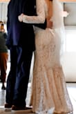 This dress was very comfortable after a few small alterations! We shortened the length and left a small train and brought the shoulders in slightly. Great quality especially for the price!! - Melodie K.