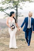 My husband and I decided to ditch our traditional wedding plans and do a very simple and sweet elopement-style ceremony. I originally had my eye on a $1400 wedding dress, but I'm SO GLAD I got this one instead! We got married outside on a January morning on a gorgeous mountain and this thing held up on its own It was light and still sturdy, it was comfortable, easy to make your own, and all in all the best decision I made (apart from the groom of course). If you are a baller on a budget like we were or just feel like you could do something a little untraditional, this gown was so beautiful and was just as flattering as the $1400 I almost got. - Christal T.