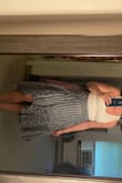 I love Lulus, but sometimes there dresses don't always fit my body type; so I decided to try a skirt. Listen to the reviews, as this skirt doesn't have any give, form fitting but in a good way. If you want something a little larger size up. I absolutely love this skirt, plan on wearing for my honeymoon. - Ashton E.