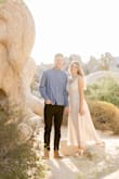 Wore this for my engagement photos and it was perfect! I'm usually a small but I ordered a medium since the small was out of stock. It still fits nicely and I love the length. - Sarah H.